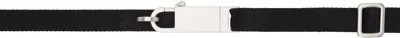 Rick Owens Black Hollywood Disco Belt In 09 Black