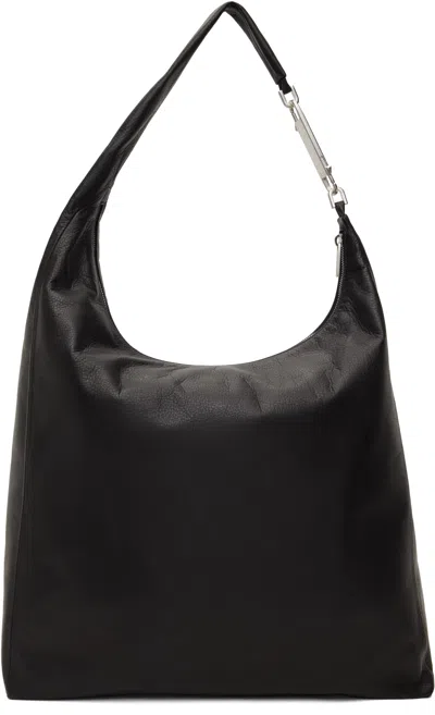 Rick Owens Black Hollywood Gemini Bag In 09 Black