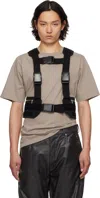 Rick Owens Black Hollywood Harness Vest In 09 Black