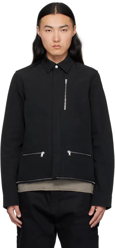 Rick Owens Black Hollywood Headon Shirt