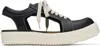 Rick Owens Hollywood Sneakers In 91 Black/milk