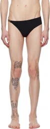 Rick Owens Black Hollywood Hydra Swim Briefs In 09 Black