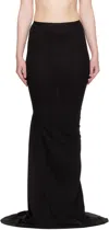 Rick Owens High-waisted Floor-length Skirt With Seam Detailing