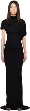 Rick Owens Black Hollywood Lilith Maxi Dress In Black