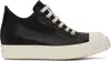 Rick Owens Lace-up Low-cut Casual Shoes In 911 Black/milk