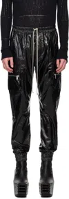 Rick Owens Porterville Mastodon Megacargo Overalls Casual Pants In 09 Black