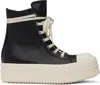 Rick Owens Mega Bumper Sneakers Men In 911 Black/milk/milk