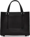 Rick Owens Black Hollywood Mini Edith Shopper Tote In 09 Black