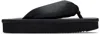Rick Owens Black Padded Sandals With Platform In Leather Woman In 09 Black