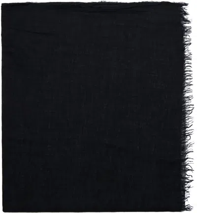 Rick Owens Black Hollywood Sandy Mega Scarf