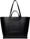 Rick Owens Black Porterville Medium Shopper Tote In 09 Black