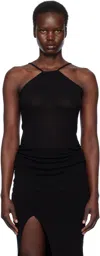 Rick Owens Black Hollywood Skorpio Tank Top In 09 Black