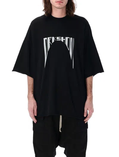 RICK OWENS BLACK HOLLYWOOD TOMMY T-SHIRT