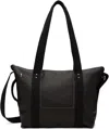 Rick Owens Black Hollywood Trolley Tote In 0909 Black/black