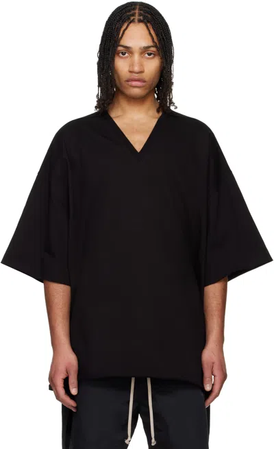 Rick Owens Black Hollywood V Tommy T-shirt