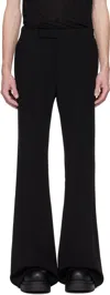 Rick Owens Black Hollywood Wide Astaires Trousers In 09 Black