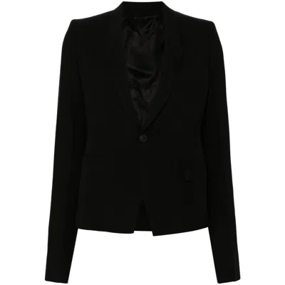 RICK OWENS BLACK JACKETS