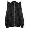 Rick Owens Womens Tec Flight Two-slip-pockets Shell Jacket Black