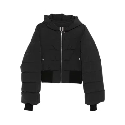 Rick Owens Hooded Jkt In Black