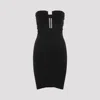 Rick Owens Recycled Stretch-jersey Mini Dress In Black