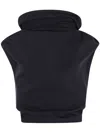 Rick Owens Women Jersey Shroud T-shirt In Black