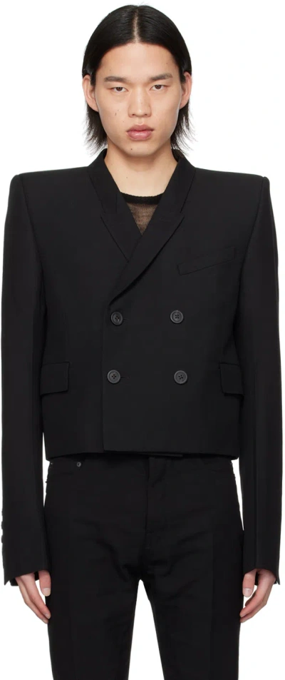Rick Owens Black Jmf Neue Alice Blazer In 09 Black