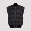 Rick Owens Jumbo Flight Black Polyamide Jacket In Black
