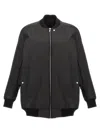 Rick Owens Long-sleeved Casual Jacket In Black