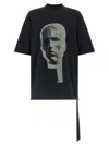 Rick Owens Black Jumbo Ss T T-shirt In Black
