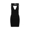 Rick Owens Knit Mini Dress Women In Black