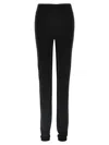 Rick Owens Knitted Leggings Elastic Waistband In Black