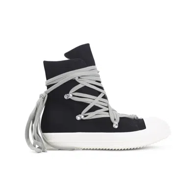 Rick Owens Black Lace Up Sneakers