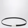Rick Owens Black Leather Belt Men In Black