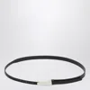 Rick Owens Black Leather Belt