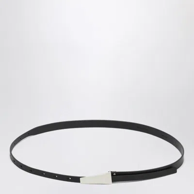 Rick Owens Black Leather Belt