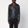 Rick Owens Bauhaus Stooges Leather Jacket In Black