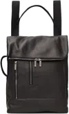 Rick Owens Cargo Backpack Backpack In Black Leather In 0909 Black/black