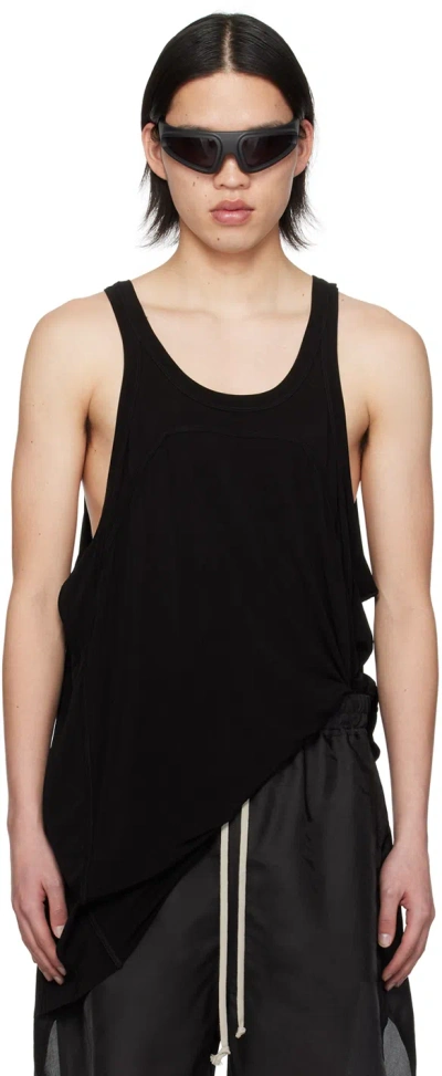Rick Owens Black Lido Tank Top In 09 Black