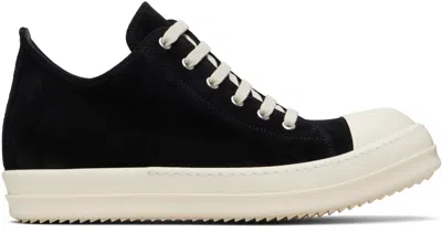 Rick Owens Black Low Sneaks Sneakers