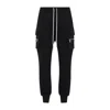 Rick Owens Mastodon Drawstring Cargo Pants In Blue