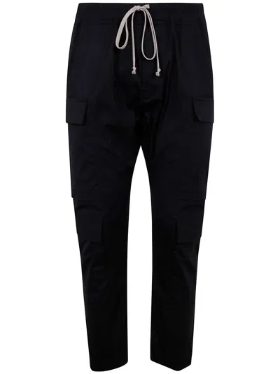 RICK OWENS BLACK MASTODON TROUSERS