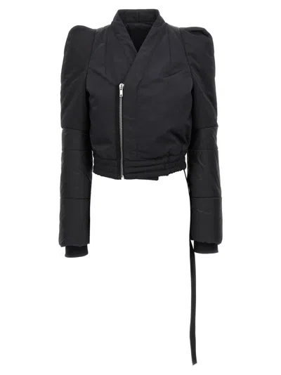 Rick Owens Black Metro Bomber Jacket
