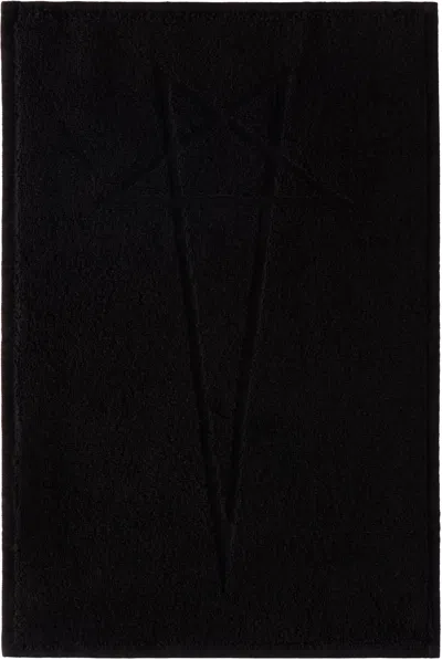 Rick Owens Black Mini Hand Towel