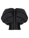 Rick Owens Mini Horus Sl Jkt Down Jacket In Black