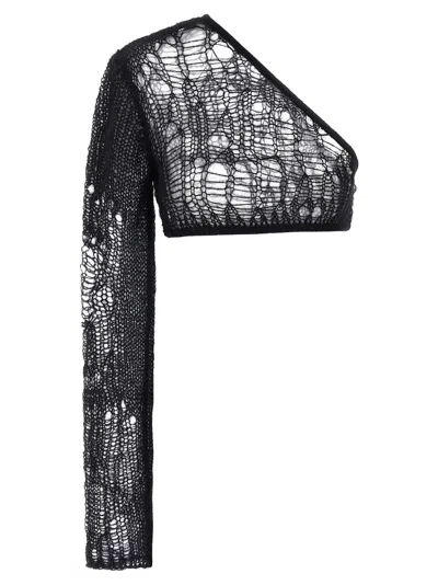 Rick Owens Black Nylon Tank Women's Tops