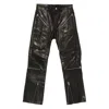 Rick Owens Leather Pant In Gray