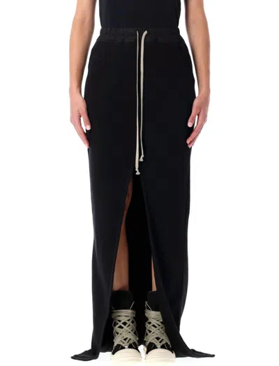 Rick Owens Black Phleg Pillar Skirt
