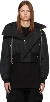 Rick Owens Black Porterville Alice Bomber Jacket In 09 Black