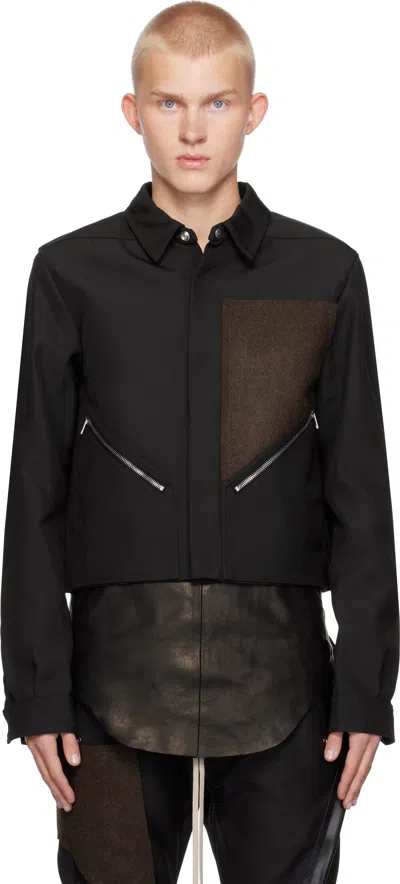RICK OWENS BLACK PORTERVILLE ALICE JACKET