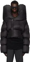 RICK OWENS BLACK PORTERVILLE ANUBIS DOWN JACKET